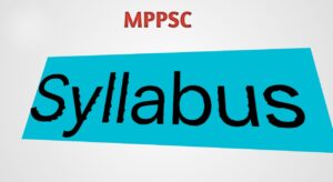 Syllabus MPPSC 2025-2026